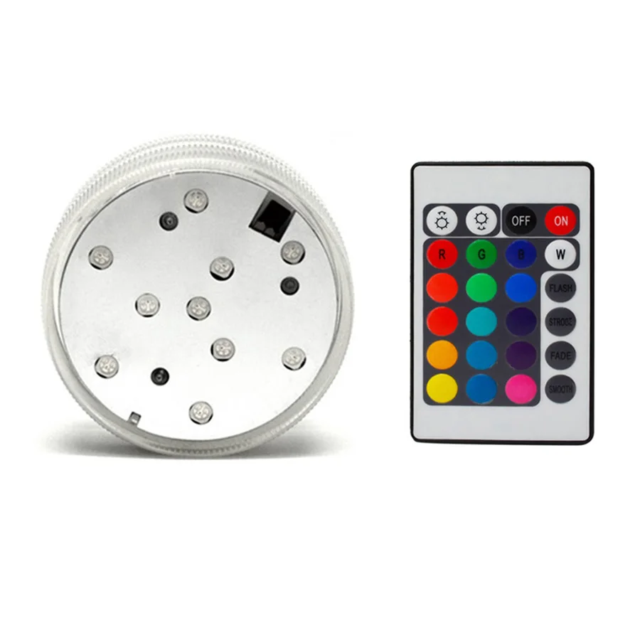 10 светодиодных RGB подводных светильников для пруда погружных IP67