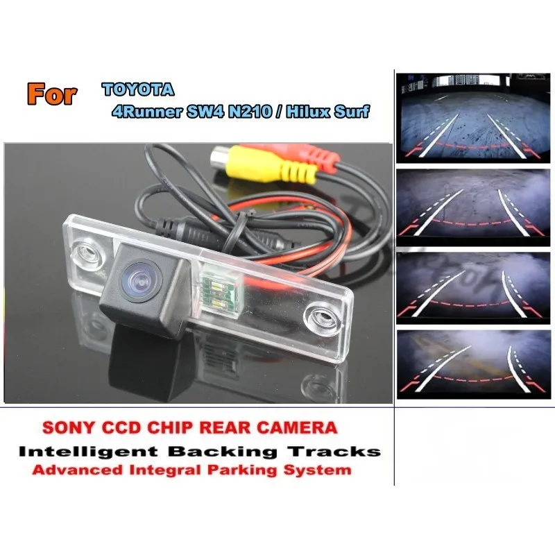 Для TOYOTA 4runner SW4/для Hilux Surf Smart Tracks Chip Camera HD CCD интеллектуальная динамическая камера