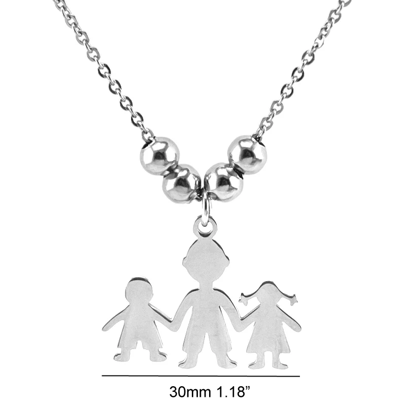 Risul модная семейная Подвеска для папы и родителей Детская мальчиков девочек