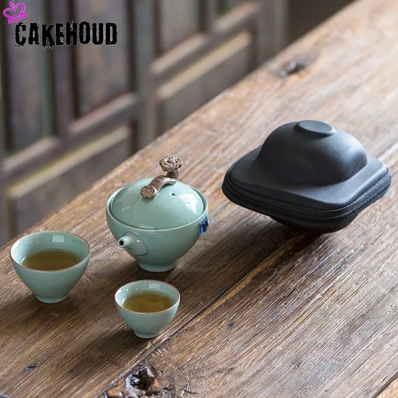 CAKEHOUD портативный дорожный чайный набор в винтажном китайском/японском стиле