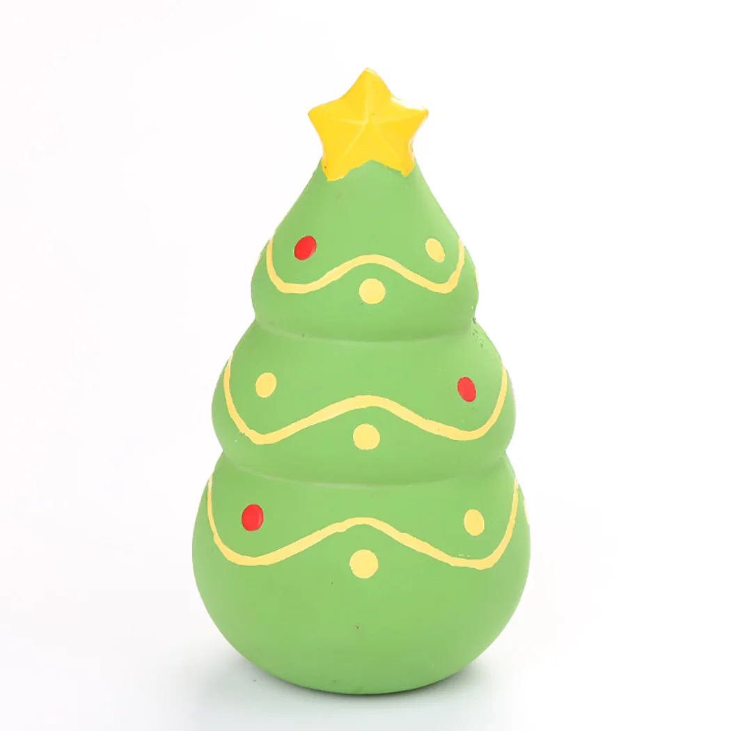 Новинка 2019 креативные рождественские игрушки для собак сжимаемая пищалка