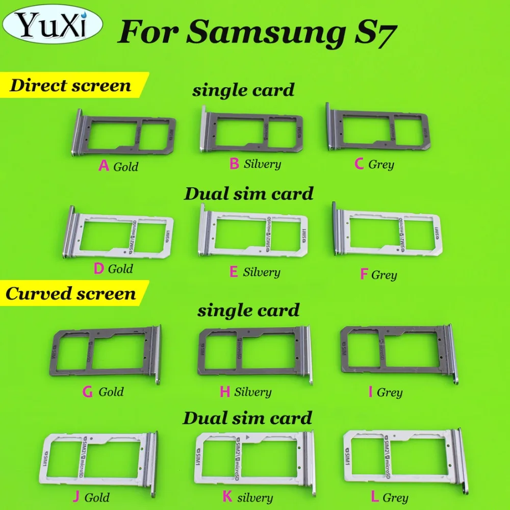 1 шт. держатель для карт Micro SD и одной SIM карты Samsung Galaxy S7 Edge G9350 слот ремонтная