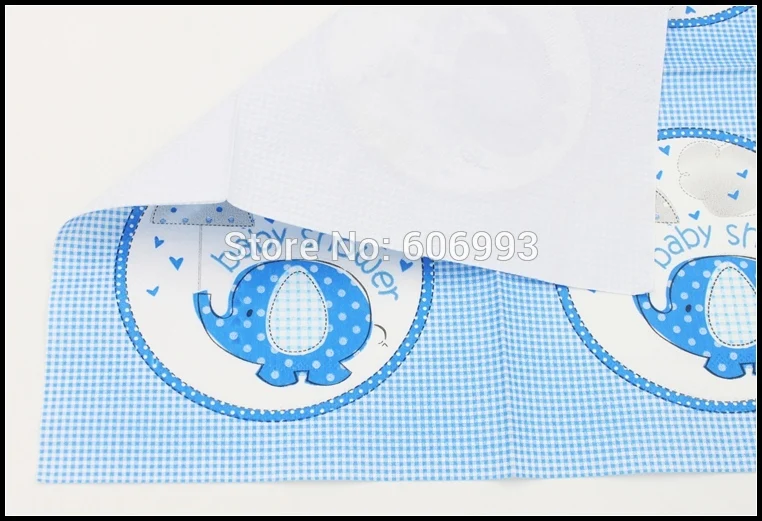[RainLoong] слон Baby Shower бумажные салфетки с рисунком салфетка для декупажа Festas ткани