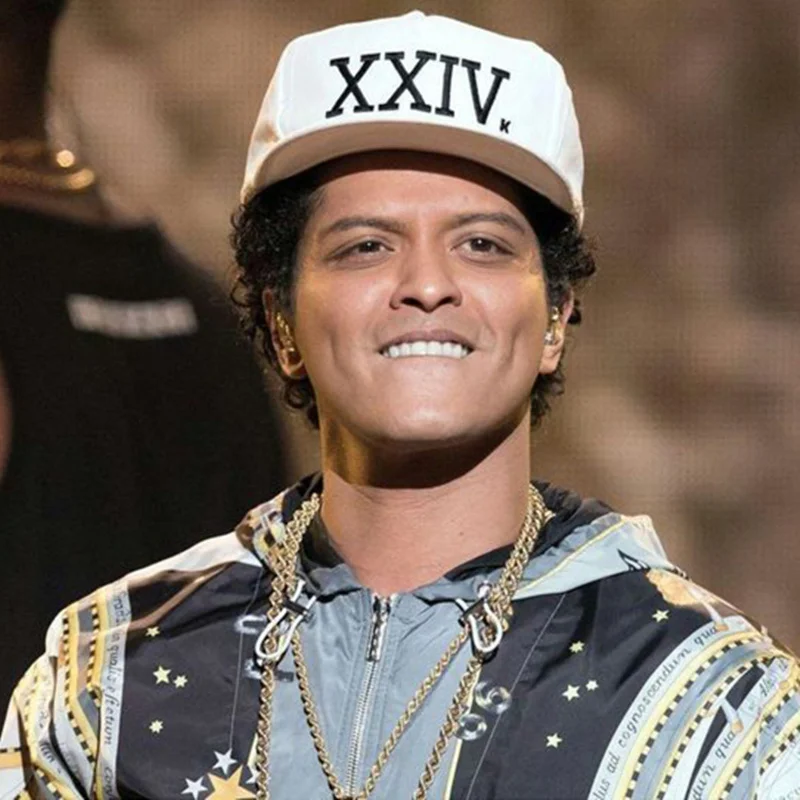 

High Quality Bruno Mars 24k Magic Gorras K-pop Bone Hat Baseball Cap Adjustable Hip Hop Hat Snapback Sun Caps For Men Women
