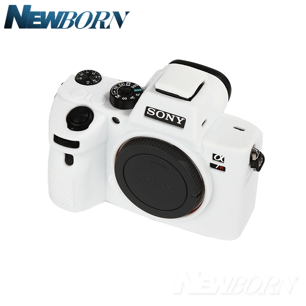 Силиконовый чехол для камеры Sony A7 III A7R мягкий с текстурой сверху защитный