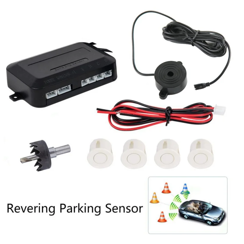 4 датчика зуммер 2 мм комплект автомобильных датчиков парковки обратный