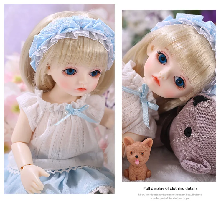 BJD SD Кукла Одежда 1/6 kimi милое и милое платье для YOSD девушка тело YF6 до 20 кукольный наряд аксессуары OUENEIFS
