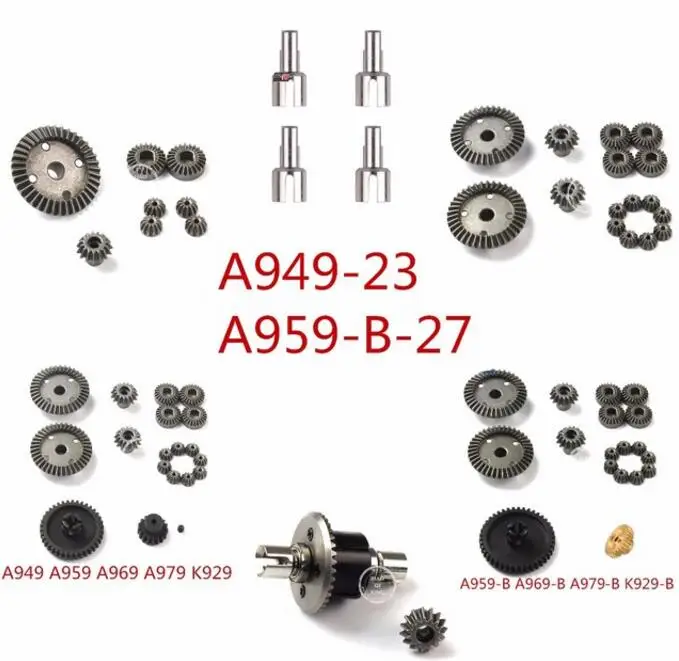 Wltoys A949 A959 A969 A979 K929 A959-B A969-B A979-B K929-B Радиоуправляемый автомобиль запасные части A949-23