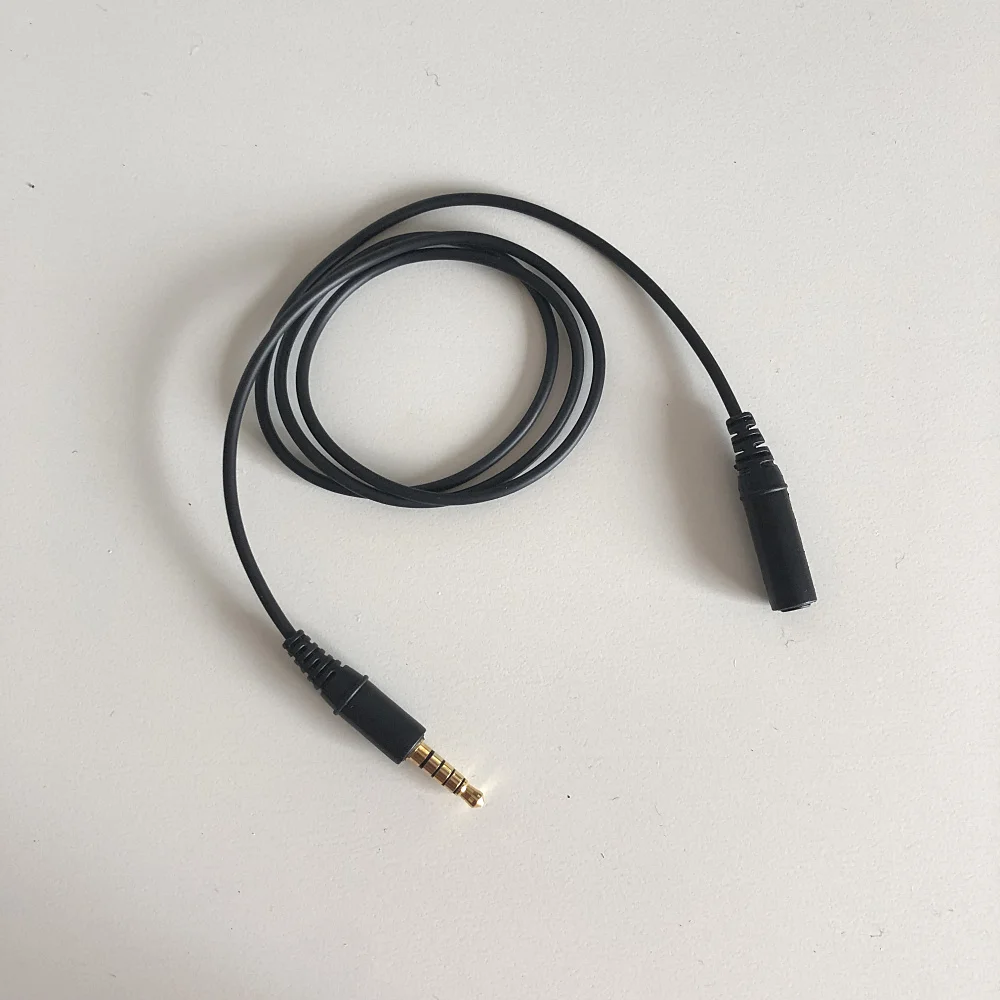 5 полюсов 3 мм Джек Φ 0 65 м аудиокабель для SONY кабельный удлинитель MDR NC750 NC033