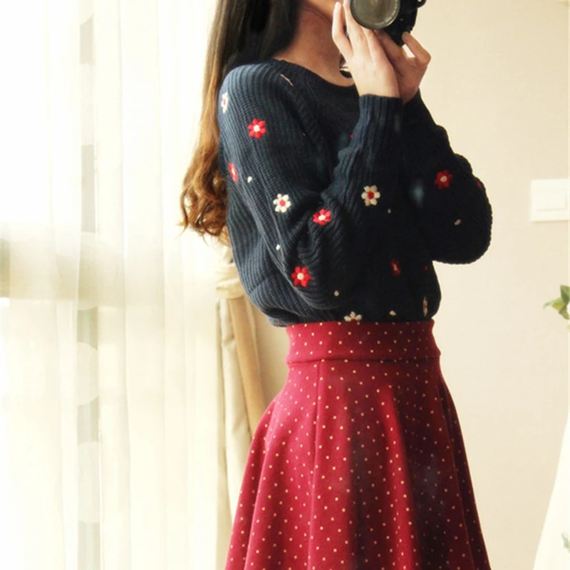 2016 осенне-зимние повседневные пуловеры топы с длинными рукавами вязаный свитер