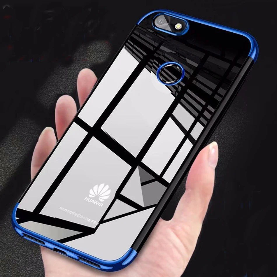 Покрытие прозрачный чехол для huawei P Smart case Slim Fit Прозрачный Силикон Ясно Мягкая