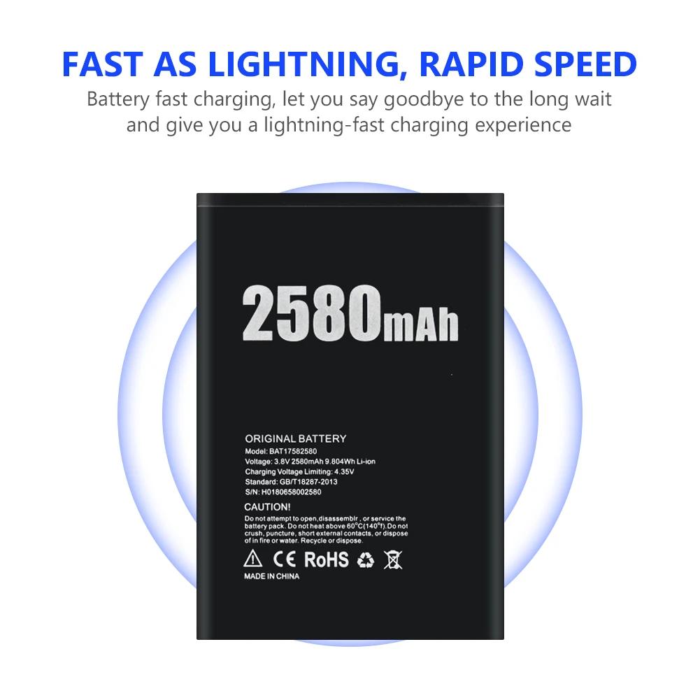 Высокое качество 2580mAh BAT17582580 батарея мобильный телефон Замена литий полимерный