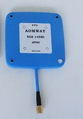 Aomway 5 8 ГГц 14dBi с высоким коэффициентом усиления Мини Панель антенна для FPV