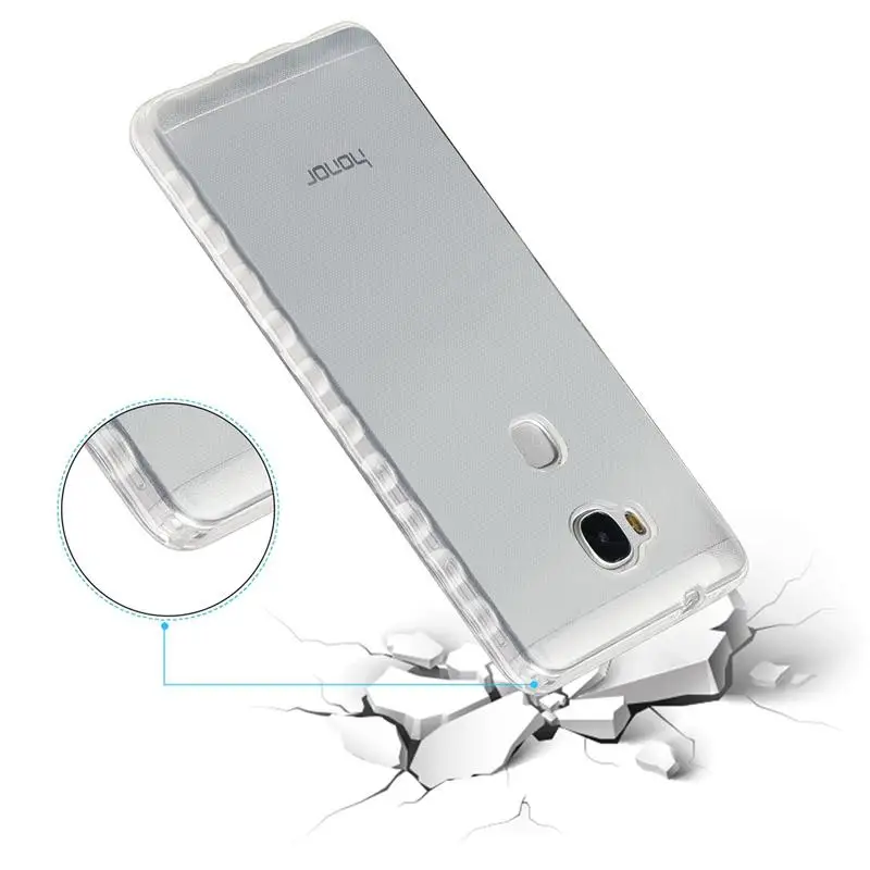 Для Huawei Honor 5X чехол Коке Чистый Прозрачный Силиконовый противоударный