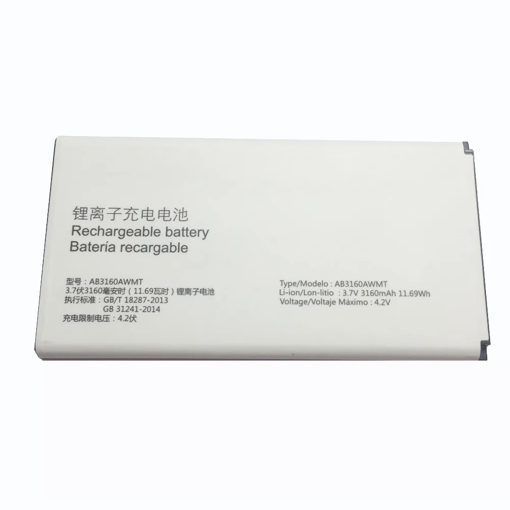 Аккумулятор AB3160AWMT для Philips E570 E571 3160 мАч|Аккумуляторы мобильных телефонов| |