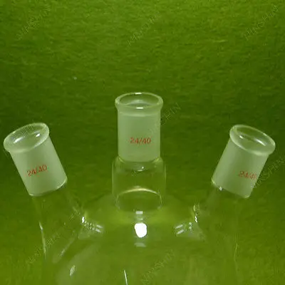Flat Bottom Flask 1000ML 3 Neck 24/40 Three lab | Канцтовары для офиса и дома