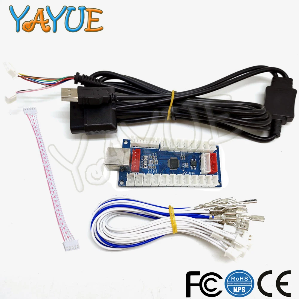 USB панель с нулевой задержкой для PS2/PS3/ПК/XBOX360|Игры монетами| |