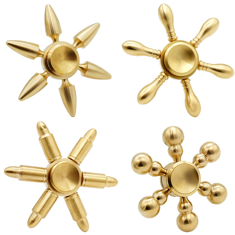 Непоседа блесны Медь Металл ручной Spinner игрушка 6 8 минут анти стресс для рук Топ