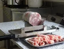Домашний замороженные мясо рыба слайсер Мяса для нарезки пищевой шампур машина |