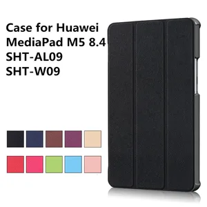 Чехол для Huawei Mediapad M5 8,4 SHT-AL09 SHT-W09 8,4 дюйма, чехол из искусственной кожи для планшета, умный чехол + подарок