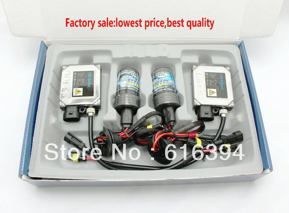 Низкая цена Заводская распродажа Ксеноновые комплект H4 12 V 35 Вт 3000 K 4300 5000 6000 8000 10000