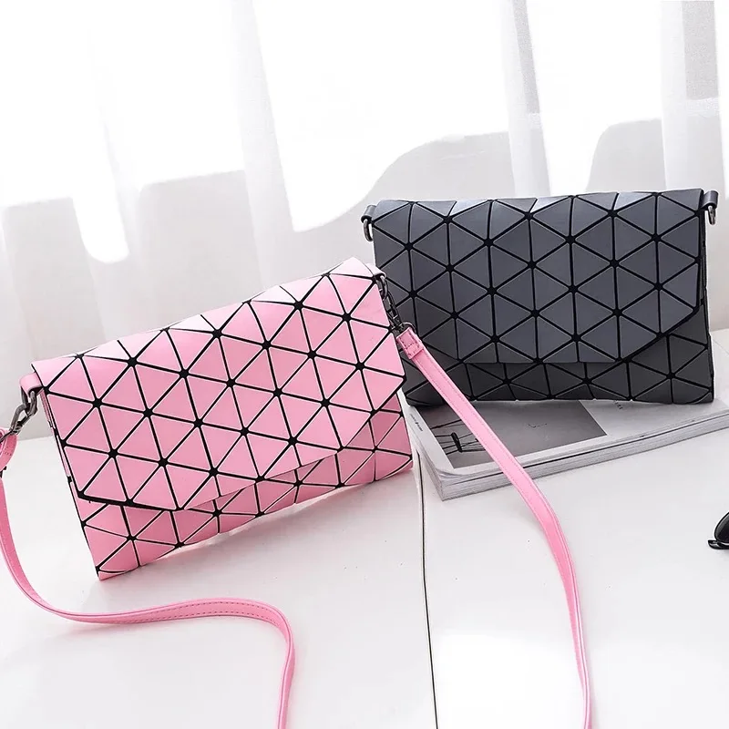 Черная Женская сумка через плечо женские сумки-мессенджеры с геометрическим