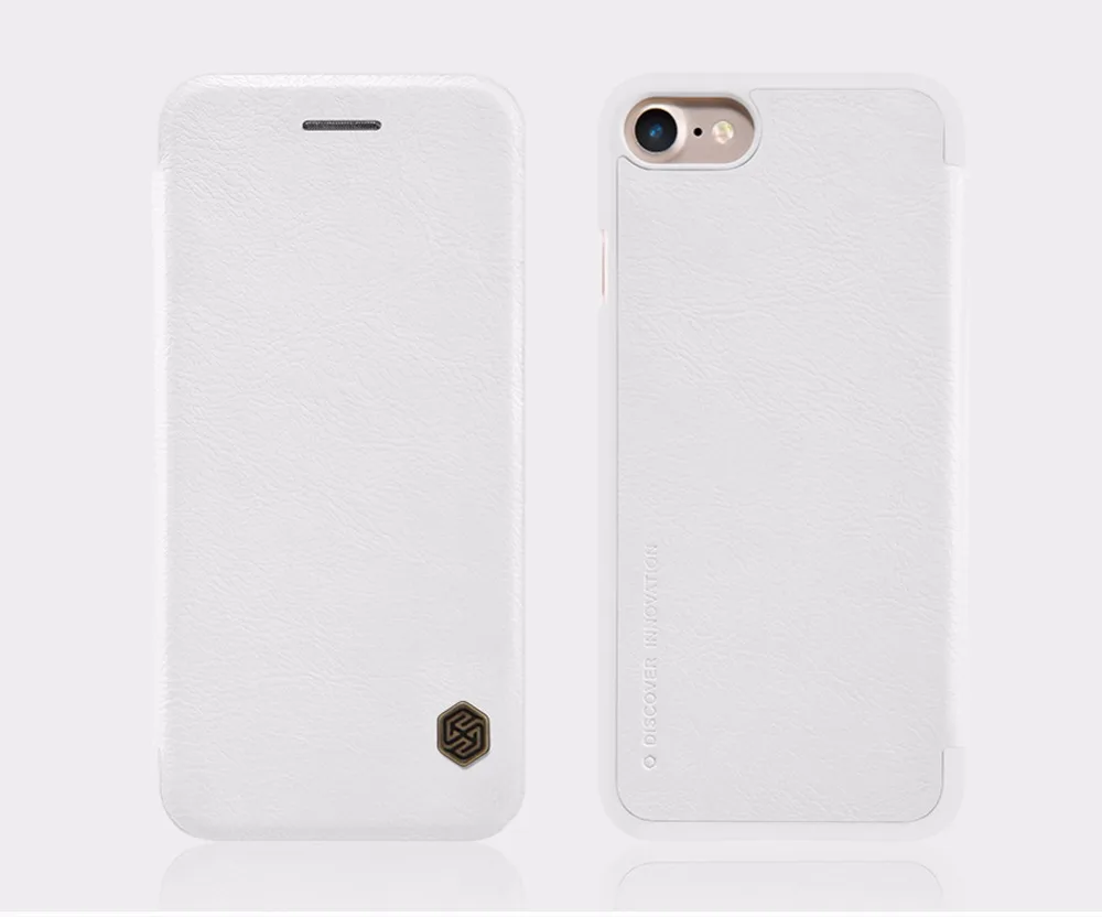 Для iPhone 7 8 чехол с откидной крышкой 4," Nillkin QIN Серия pu кожаный чехол с отделением для кредитных карт