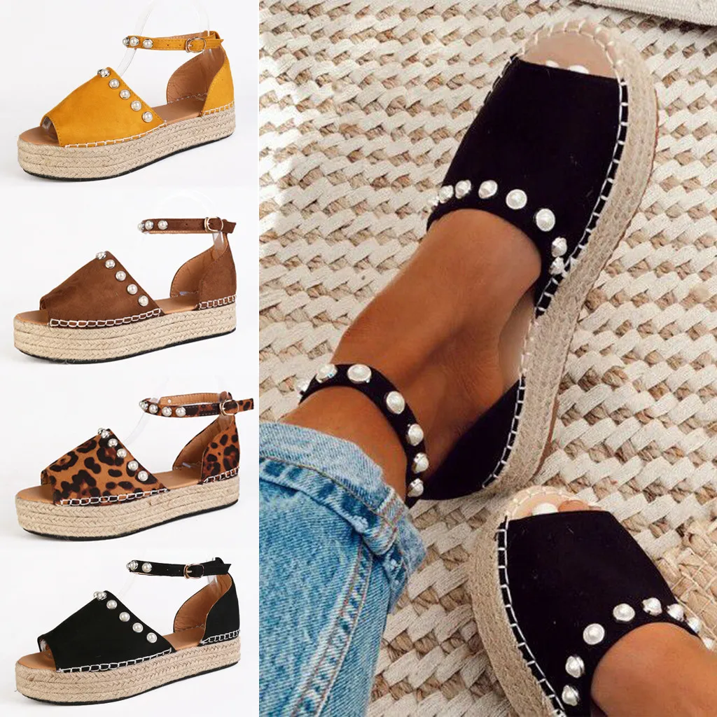 Сандалии женские на платформе босоножки высоком каблуке повседневная обувь