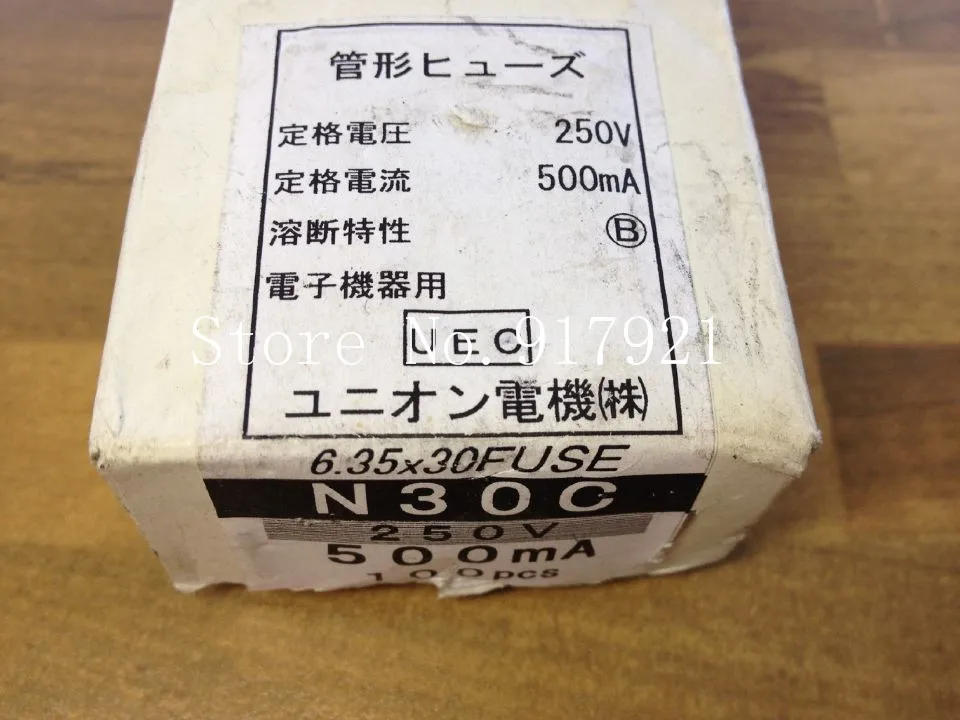 [ZOB] Японский страховочный предохранитель N30C 500MA 250V 6X30 UEC -- 200 шт./лот | Обустройство