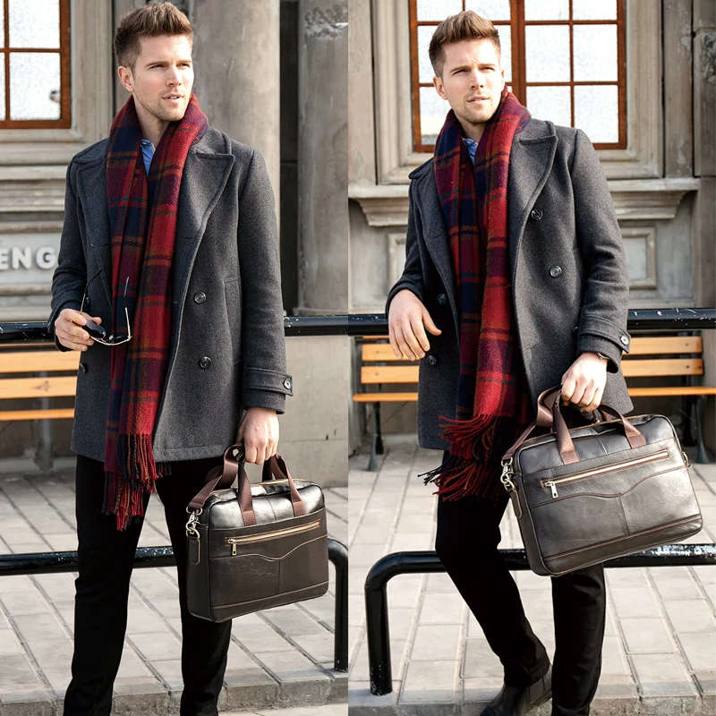 DANJUE мужской портфель из натуральной кожи деловые мужские сумки мужская сумка для