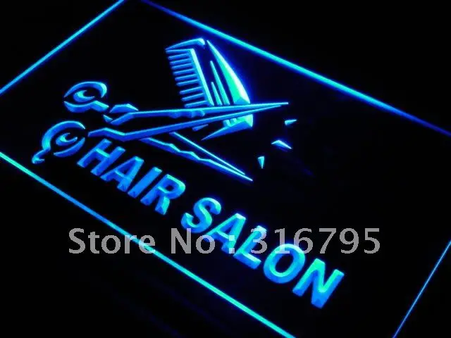 S109 светодиодный неоновый светильник для салона волос 20 цветов 5 размеров|sign led|sign