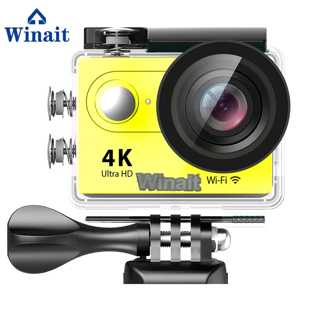 Winait Mini Sports DV 170D объектив рыбий глаз utлsr HD 4k камера со встроенным WIFI 30 М Подводная