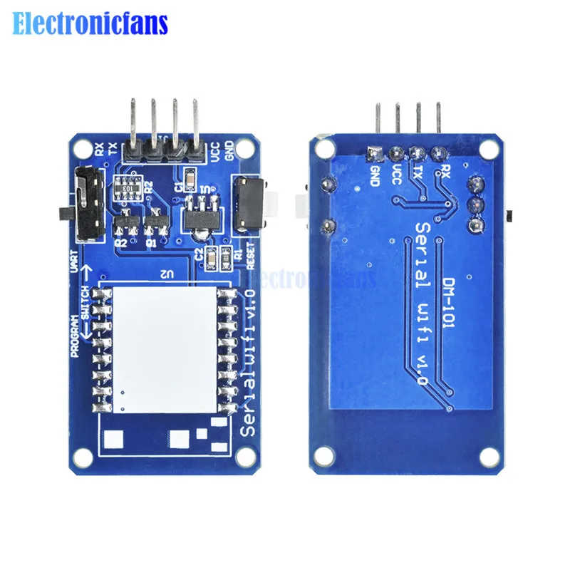 Беспроводная плата ESP8266 с последовательным WIFI модулем для внешнего