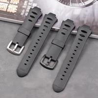 mens silicone strap ss0s4723000 for suunto watch sr x6hrm womens sports waterproof rubber strap buckle