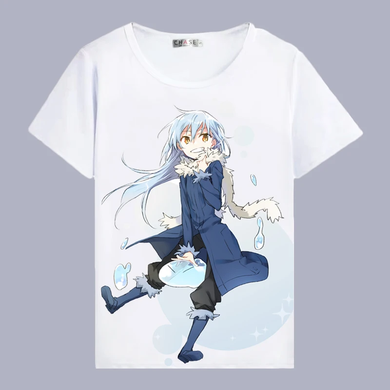 17 Футболка для косплея «That Time I Got Reincarnated as a Slime», летняя футболка в стиле аниме «Rimuru Tempest», Женская/Мужская футболка, костюм для косплея - Цвет: 17