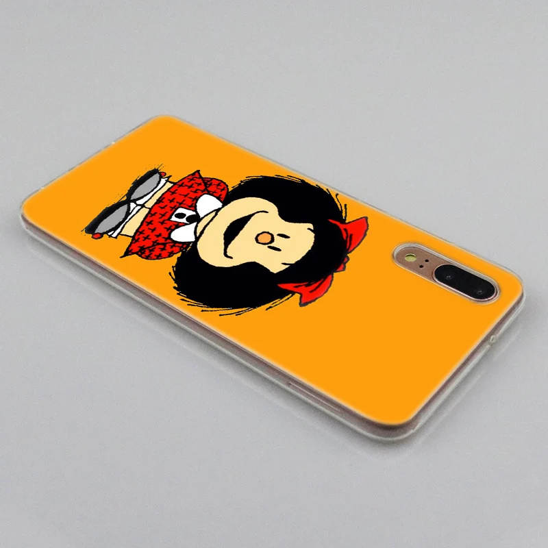 Популярный Мягкий силиконовый чехол Mafalda для Huawei P30 P20 P10 P9 P8 Lite 2017 Pro Mini P Smart 2019 Plus