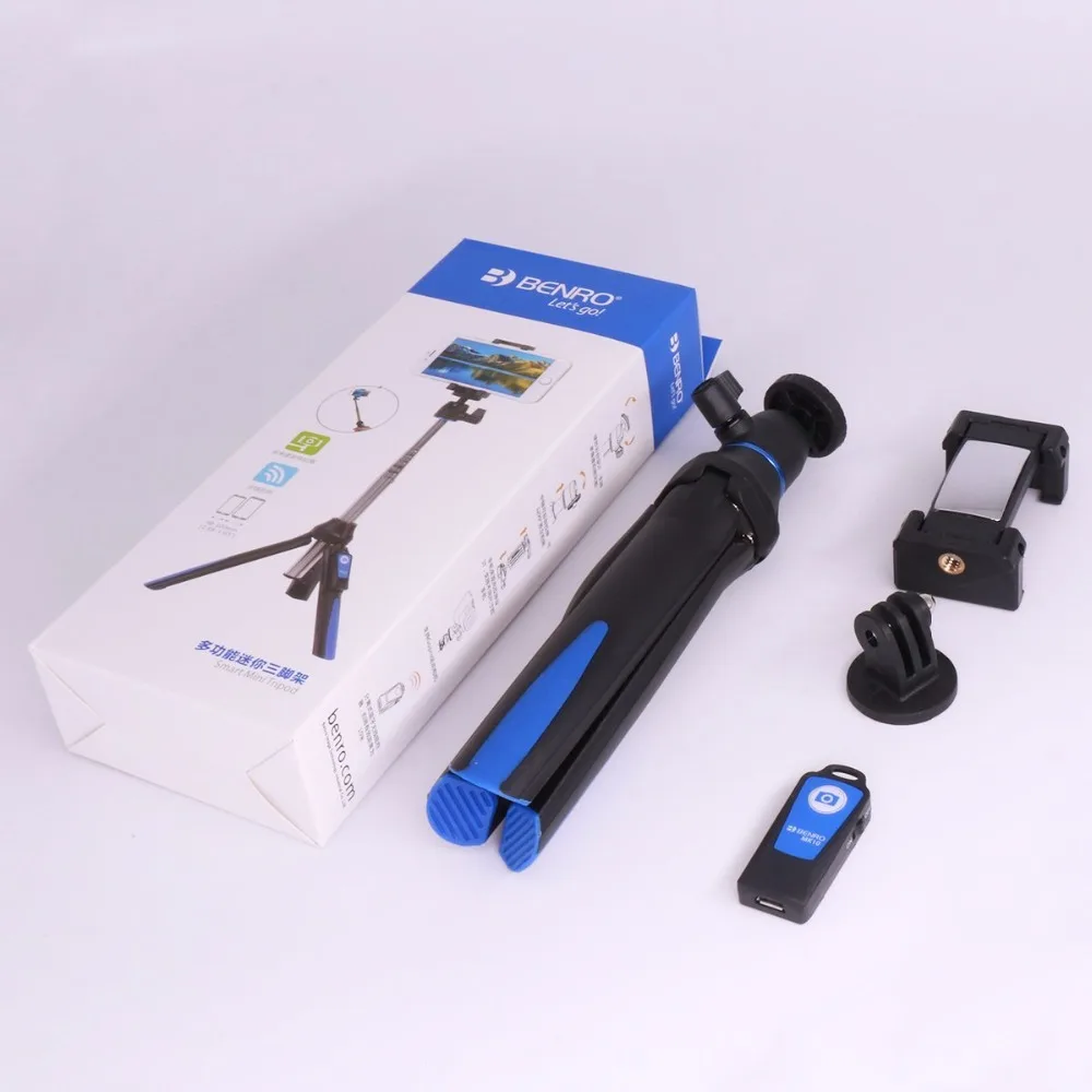 Ручной и комбинированный Штатив Benro MK10 селфи Палка с пультом Bluetooth адаптером GoPro