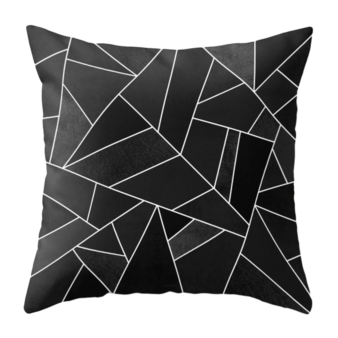 5 45*45 cm Colorful Geometric Cushion Cover Polyester Pillow Case Black And White Home Decorative Pillows Cover For Sofa Car - Цвет: 5
