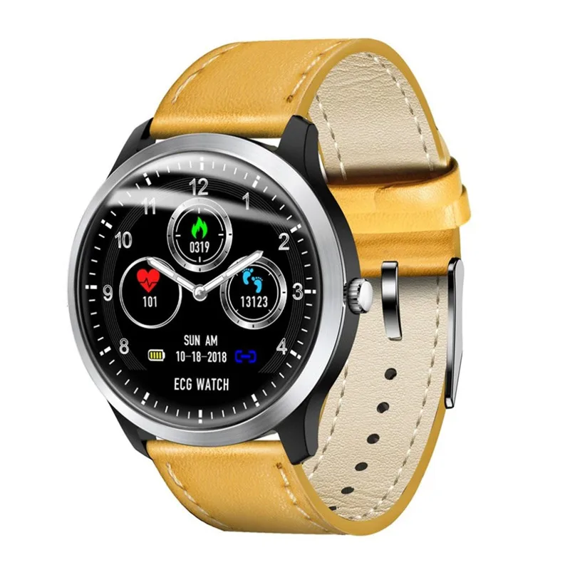 N58 ECG Smartwatch для мужчин дисплей монитор сердечного ритма сна 3D UI фитнес-трекер