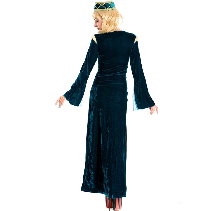 

Arabian Royal Princess Fancy Dress Ladies Halloween Costume Exotic Arab Retro Court Dress Cosplay Costume Temptations A158697
