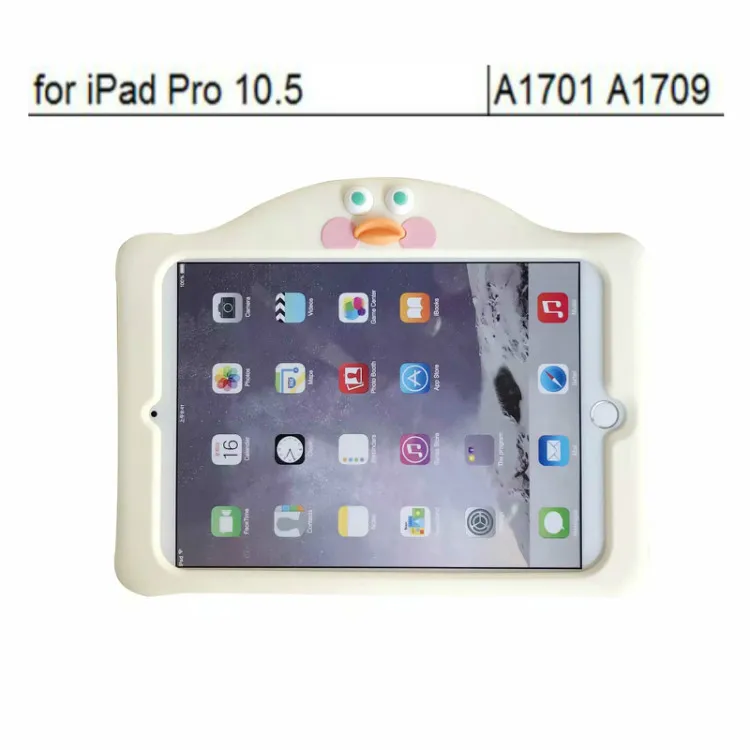Для ipad 9,7 чехол для Apple ipad 2 3 4 Air 1/Air 2/Pro 9,7 10,5 чехол для ipad Mini 1 2 3 4 Дети милые мягкая силиконовая подставка чехол Funda - Цвет: For ipad Pro 10.5
