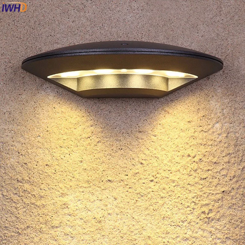 

IWHD Outdoor Lighting Waterproof IP65 LED Wall Light Gate Blacony Yard Garden Porch Lights Buitenverlichting 4W LED Exterior
