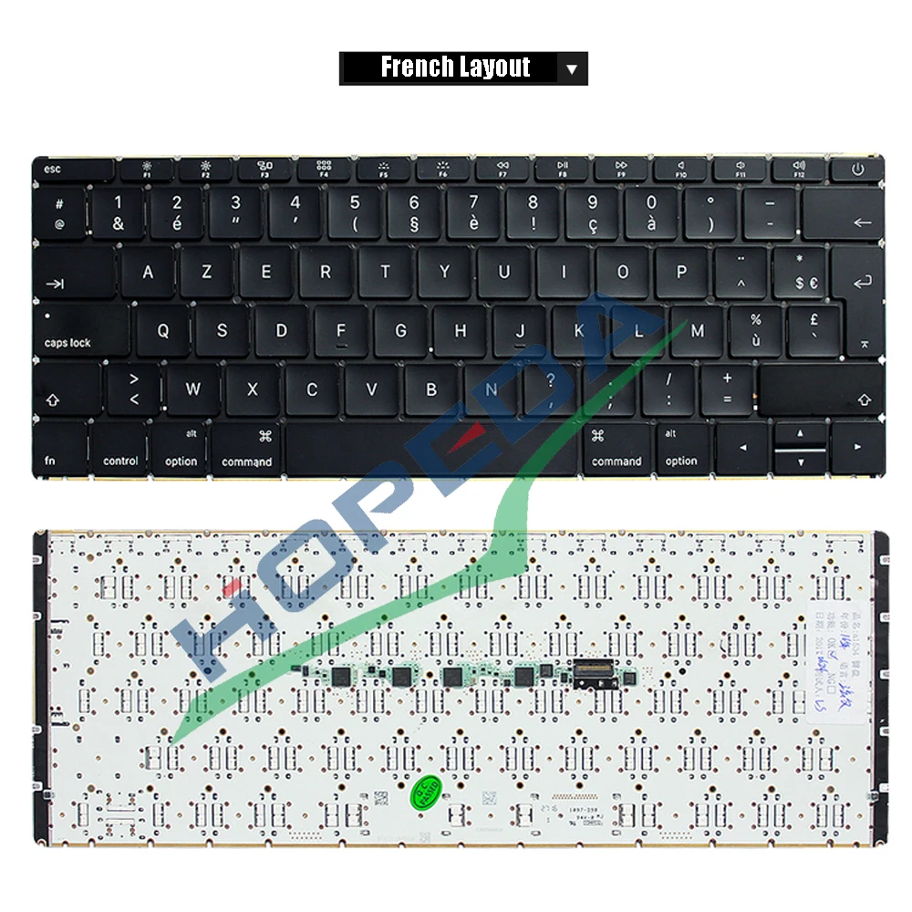 Новая Французская клавиатура для нового Macbook 12 ''A1534 замена клавиатуры