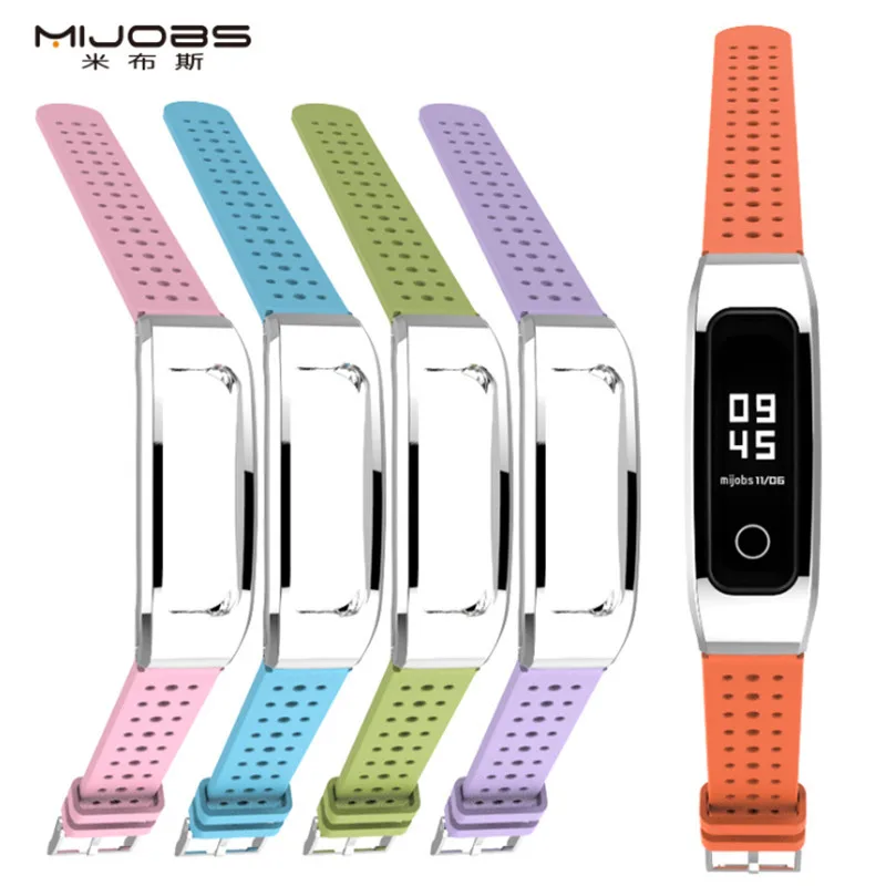 Mijobs Молодежный браслет для Huawei Honor Band 4 Runnning версия умный Браслет спортивный Band4