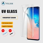 VALAM УФ полное клеевое закаленное стекло для Samsung S10 полное покрытие нано жидкое прозрачное УФ стекло протектор для Samsung S10 Plus