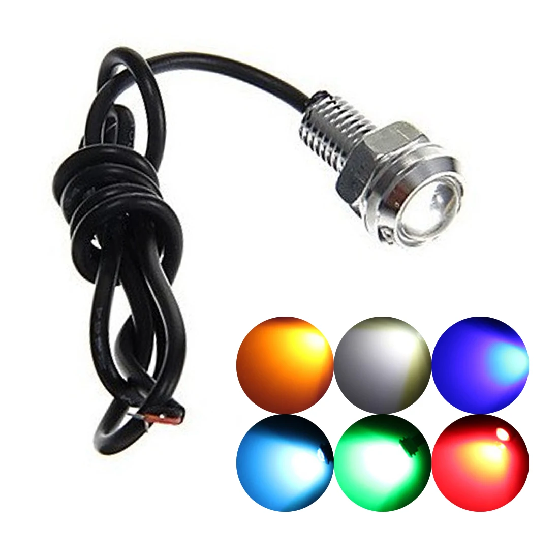 

Tonewan 10pcs 9W LED White Eagle Eye Car Light High Power Car Daytime Running Light parking light Auto white bulb car led light