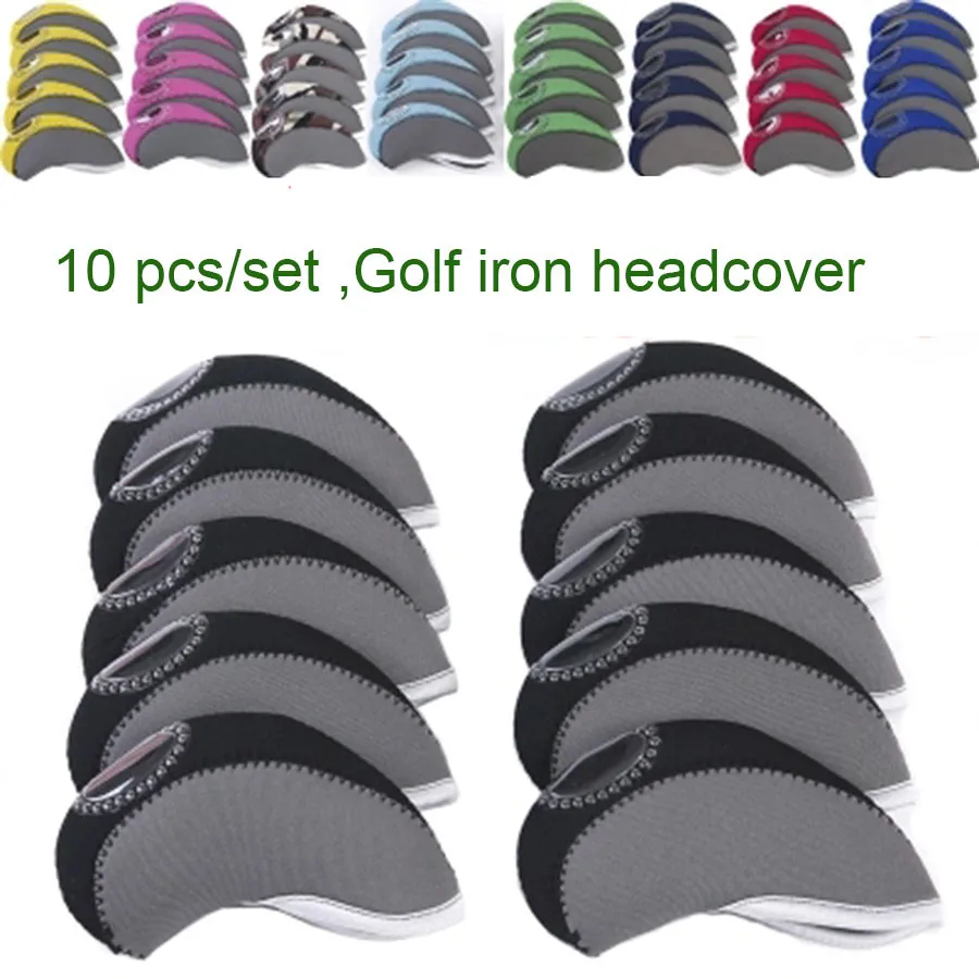 10 шт./компл. чехол на голову для гольф-клуба видимый с номером клуба можно нанести