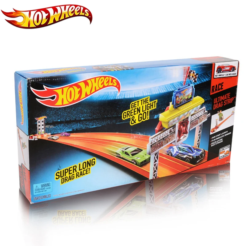 Новый набор автомобильных дорожек Hotwheels прямой трек ускоряющий игрушечный