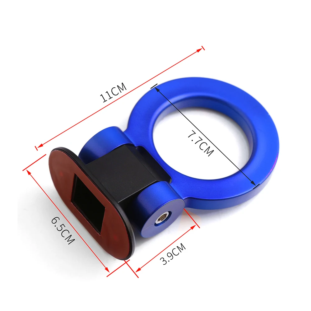 ABS Car Styling Trailer Hooks Sticker Decoration Auto Rear Front Simulation Racing Ring Vehicle Towing Hook | Автомобили и