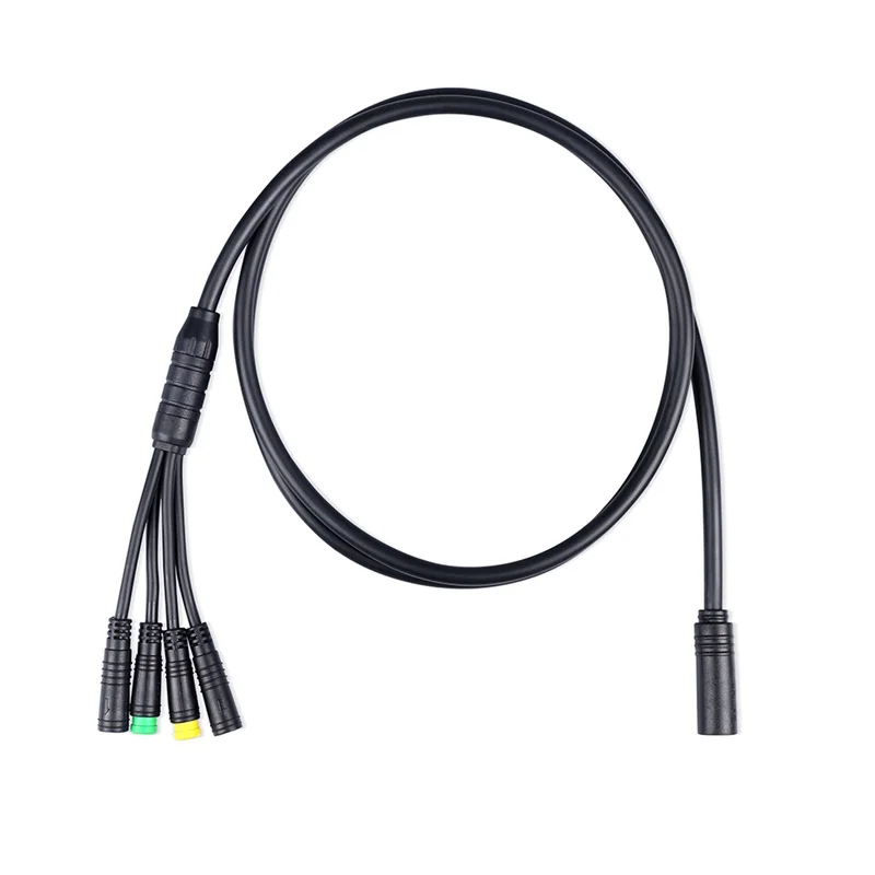 Водонепроницаемый 1T4 eb-автобус кабельный жгут для Bafang BBS BBS01 BBS02 BBSHD Mid двигатель дисплей Тормозной Рычаг Thumb разъем дроссельной заслонки